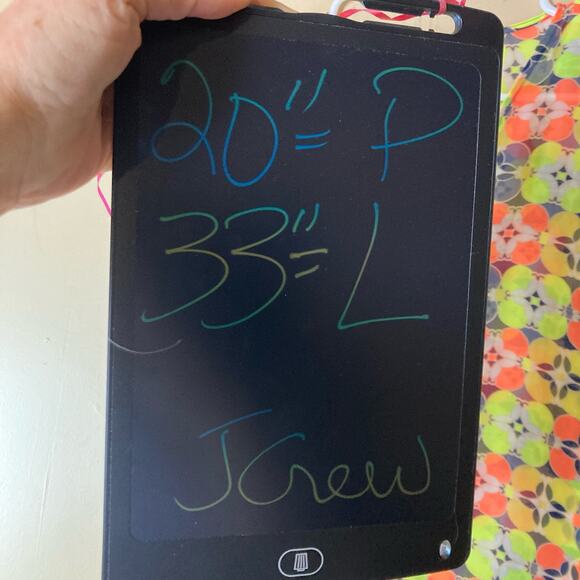 JCrew Beach Cover Bright Neon Semi Sheer Geo Print Size XS - Picture 8 of 8